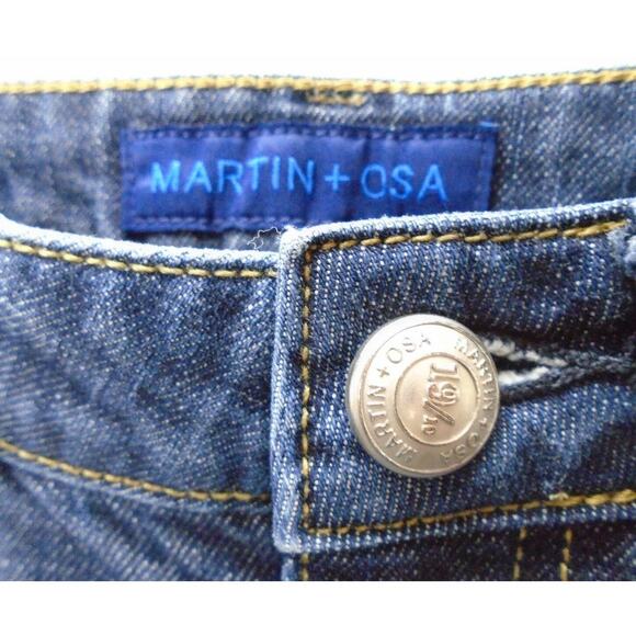 Martin + Osa Women's Y2K Classic Straight Jeans Low Rise Retro Denim 26 Long - Picture 6 of 8